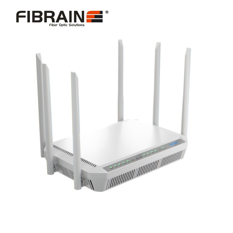 ONT con 4 Puertos GE, VOIP y WIFI